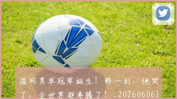 温网男单冠军诞生!那一刻,他哭了,全世界都沸腾了!_20260606145931